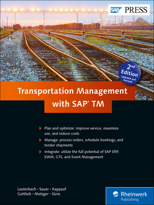 Cover image for Transportation Management with SAP TM